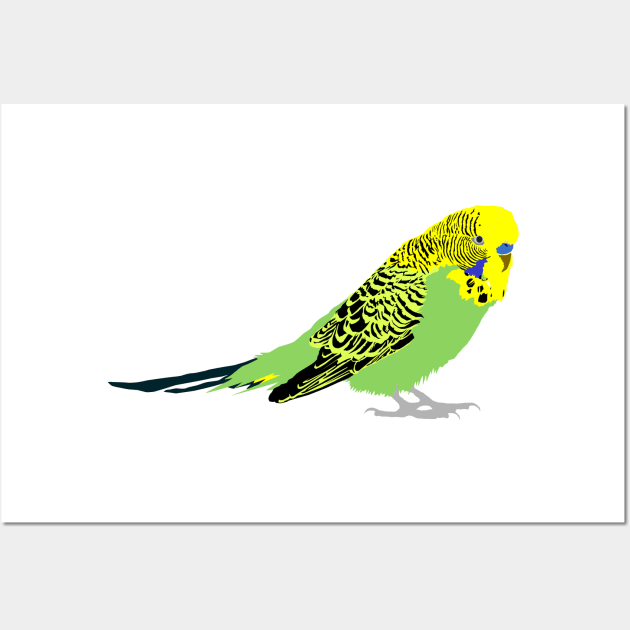 Budgie Wall Art by stargatedalek